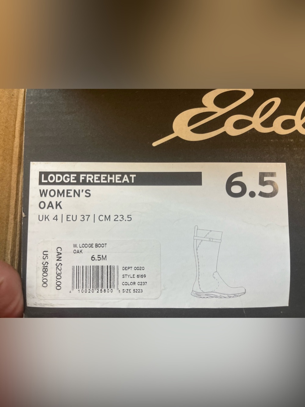 OAK Lodge FreeHeat Women's Winter Boots in Oak Brown